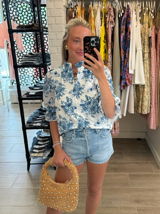 Carlie Ruffled Blouse