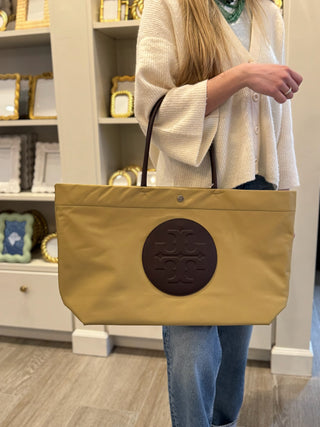 Ella Reversible Tote - Wheat