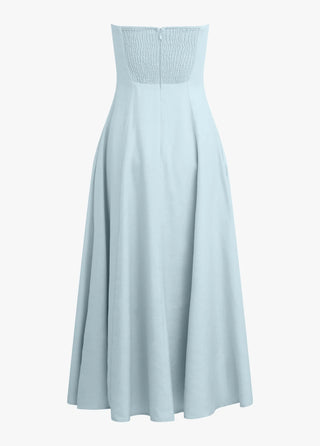 The Favorite Linen Dress - Aqua