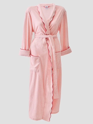Women's Long Scallop Lightweight Robe