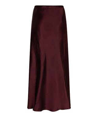 The Ivy Maxi Skirt - Merlot