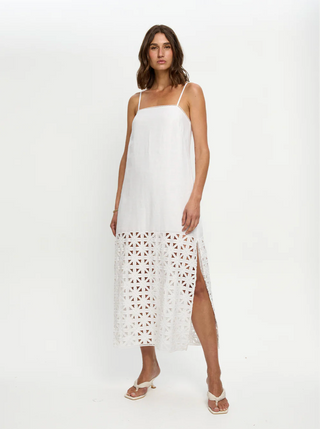 marley midi dress Marley Midi Dress in Cream Large