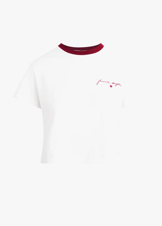 The Cropped Signature Chest Tee