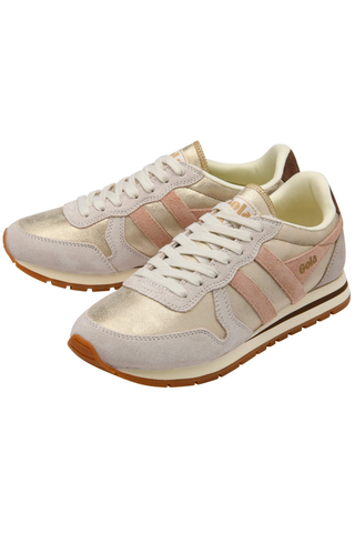 Daytona Blaze Sneakers - Gold/Cameo/Dark Brown