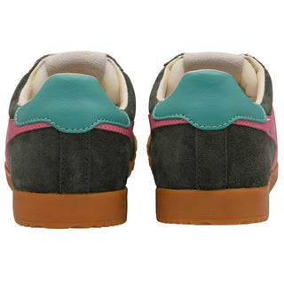 Women's Elan Sneakers - Dark Khaki/Bubblegum/Sea/Mist