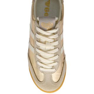 Women's Firefly Metallic Sneakers - Gold/Off White