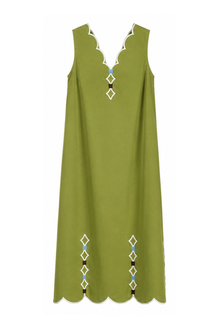 The Jamie Scallop Midi Dress