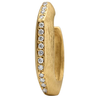 Contessa Ear Cuff - Brushed 18K Gold