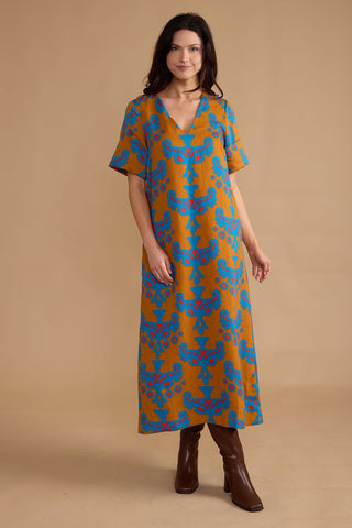 Colin Dress - Mughal Motif