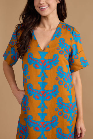Colin Dress - Mughal Motif