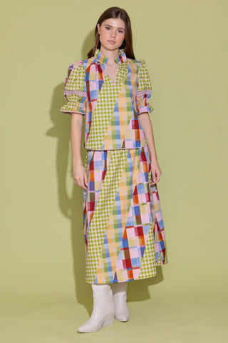 Danny Skirt - Diagonal Check