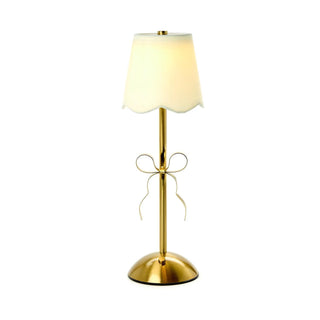 LED Gold Bow Lamp