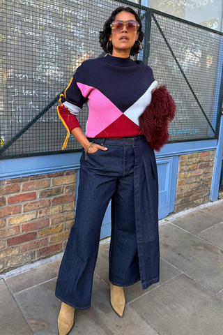 Argyle Knit Jumper